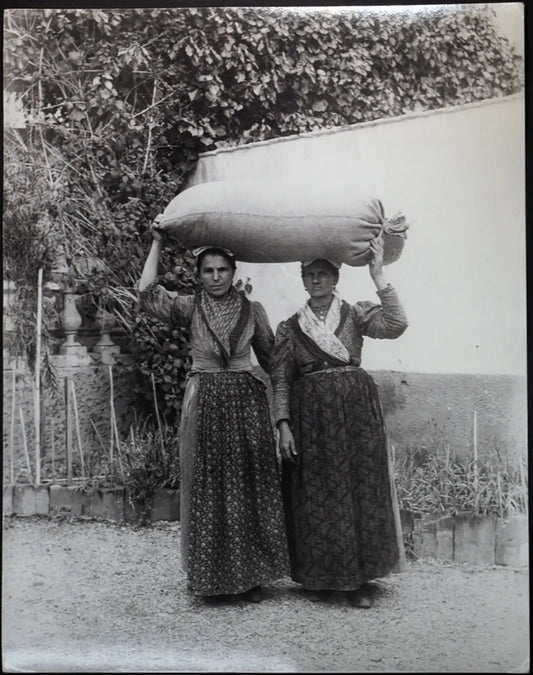 Sanremo Portatrici di grano 1900 Ft 262 - Stampa 30x24 cm - Farabola Stampa ai sali d'argento