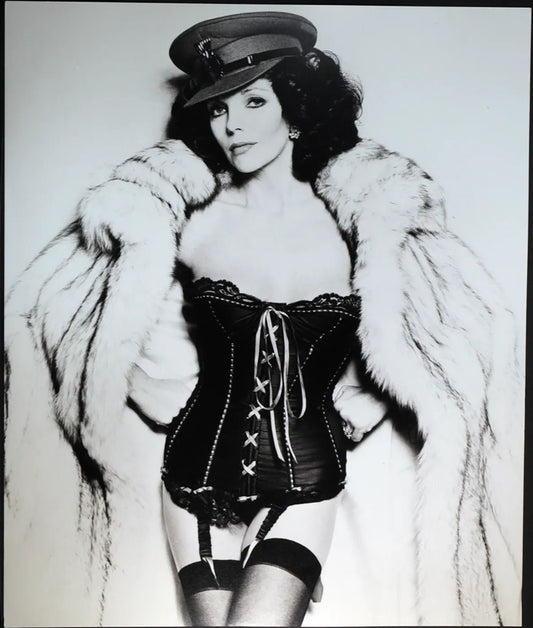 Joan Collins anni 80 Ft 309 - Stampa 27x37 cm - Farabola Stampa ai sali d'argento
