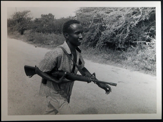 Somalia Guerriglieri somali 1993 Ft 1449 - Stampa 24x18 cm - Farabola Stampa ai sali d'argento