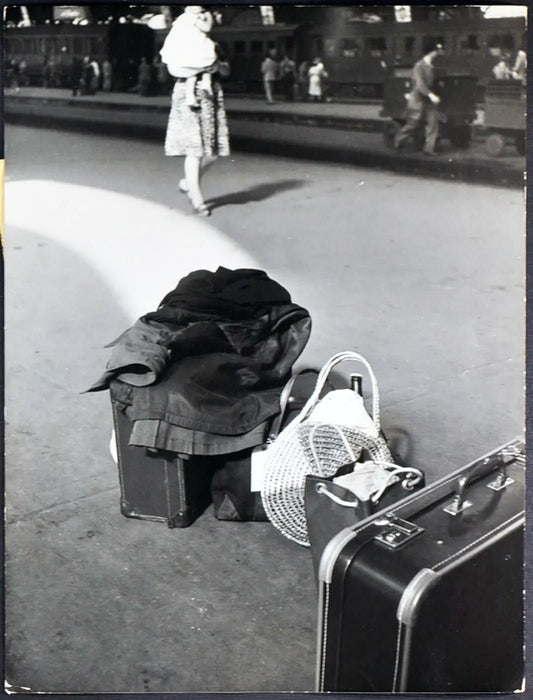 Stazione Centrale Milano 1953 Ft 2333 - Stampa 24x18 cm - Farabola Stampa ai sali d'argento