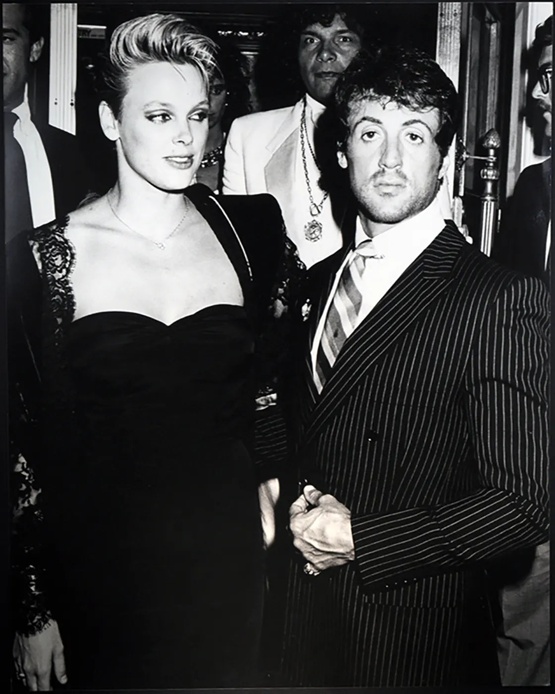 Sylvester Stallone Brigitte Nielsen 1985 Ft 897 - Stampa 27x37 cm - Farabola Stampa ai sali d'argento