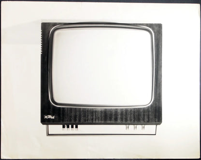Televisione Rex anni 60 Ft 1424 - Stampa 24x30 cm - Farabola Stampa ai sali d'argento