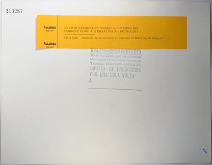 Tragedia di Marcinelle Miniera 1956 Ft 34618 - Stampa 30x24 cm - Farabola Stampa ai sali d'argento