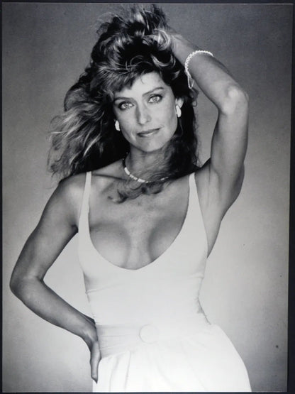 Farrah Fawcett 1988 Ft 35075 - Stampa 27x37 cm - Farabola Stampa ai sali d'argento