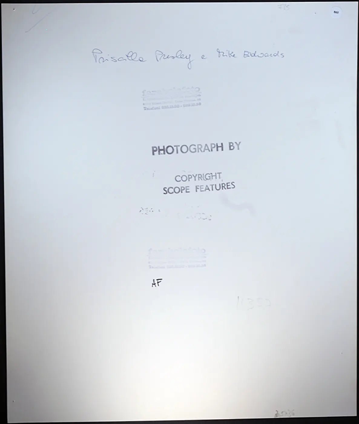 Priscilla Presley e Mike Edwards Ft 861 - Stampa 27x37 cm - Farabola Stampa ai sali d'argento